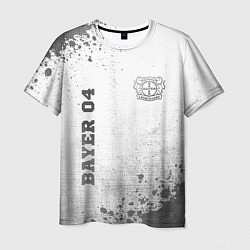 Футболка мужская Bayer 04 - white gradient вертикально, цвет: 3D-принт
