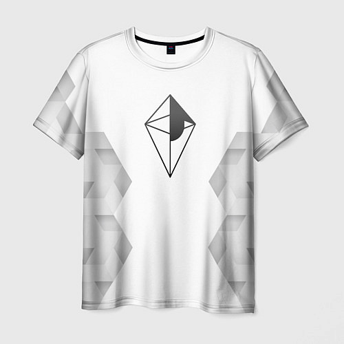 Мужская футболка No Mans Sky white poly / 3D-принт – фото 1