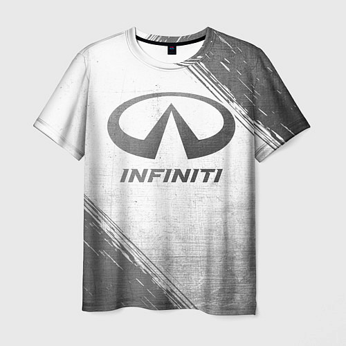 Мужская футболка Infiniti - white gradient / 3D-принт – фото 1
