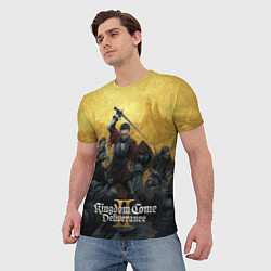 Футболка мужская Сражение Kingdom come 2 deliverance, цвет: 3D-принт — фото 2