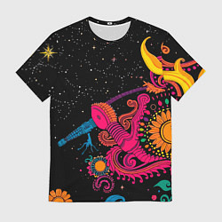 Мужская футболка Psychedelic abstract art