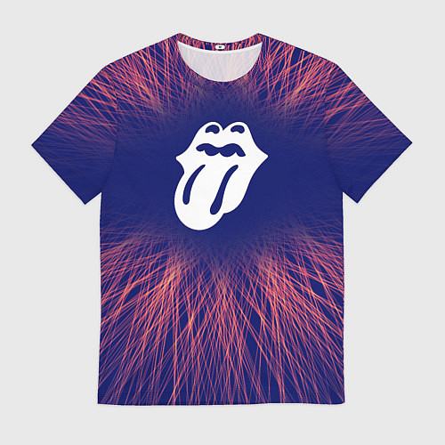 Мужская футболка Rolling Stones red energy / 3D-принт – фото 1