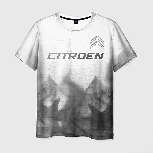 Мужская футболка Citroen - white gradient посередине / 3D-принт – фото 1
