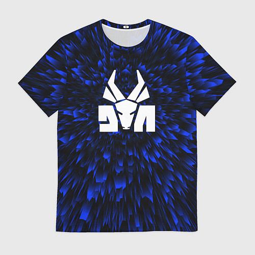 Мужская футболка Die Antwoord blue energy / 3D-принт – фото 1
