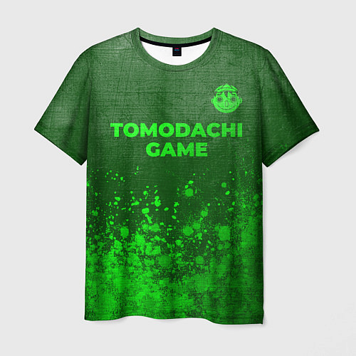 Мужская футболка Tomodachi Game - green gradient посередине / 3D-принт – фото 1