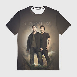 Футболка мужская Братья Винчестеры - Сверхъестественное, цвет: 3D-принт