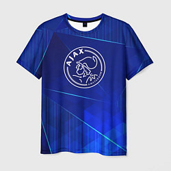 Футболка мужская Ajax blue poly, цвет: 3D-принт