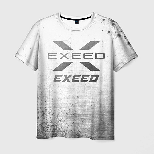 Мужская футболка Exeed - white gradient / 3D-принт – фото 1