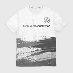 Футболка мужская Volkswagen - white gradient посередине, цвет: 3D-принт