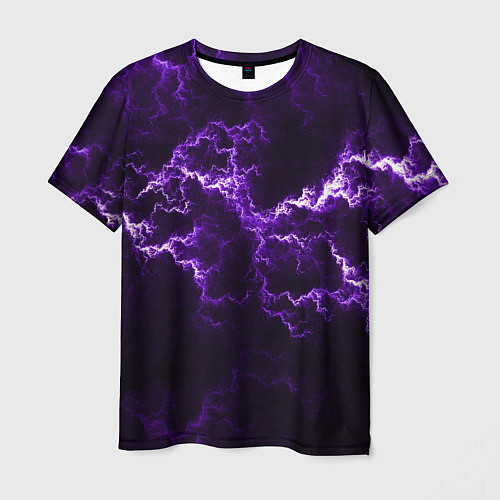 Мужская футболка Lightning / 3D-принт – фото 1