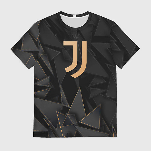 Мужская футболка Juventus golden poly / 3D-принт – фото 1
