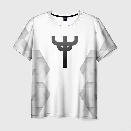 Мужская футболка Judas Priest white poly / 3D-принт – фото 1
