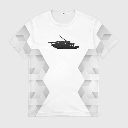 Мужская футболка Papa Roach white poly / 3D-принт – фото 1