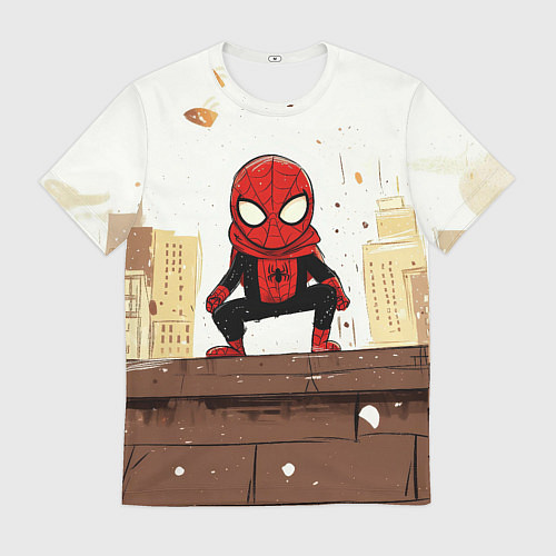Мужская футболка Мини человек-паук / 3D-принт – фото 1