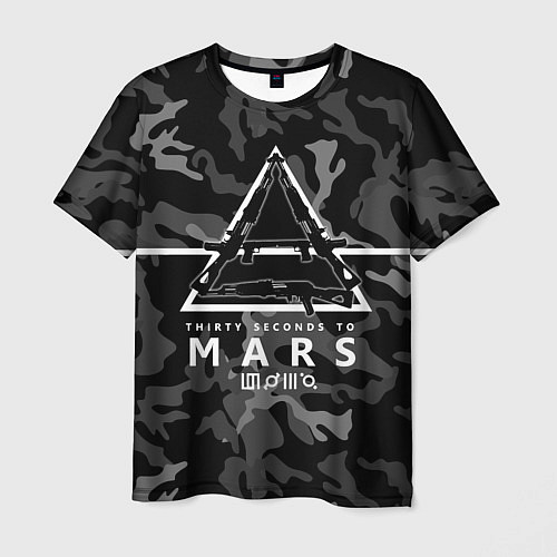 Мужская футболка 30 Seconds to Mars - poster / 3D-принт – фото 1