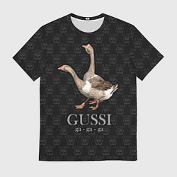 Футболка мужская Гуси га-га-га, цвет: 3D-принт
