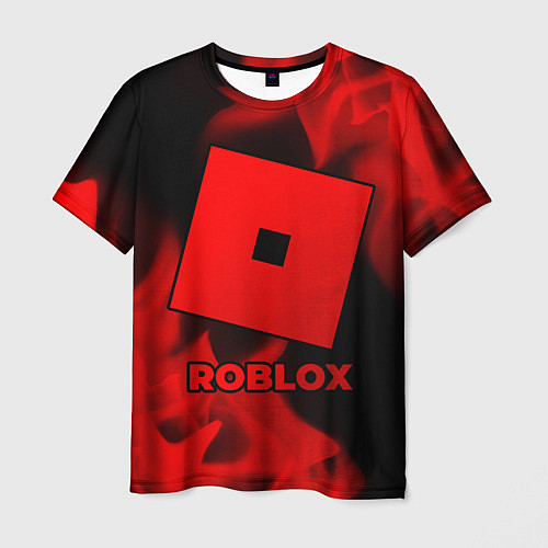 Мужская футболка Roblox - red gradient / 3D-принт – фото 1