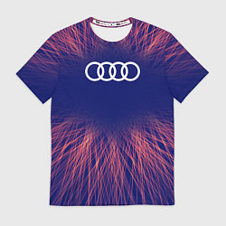 Футболка мужская Audi red energy, цвет: 3D-принт