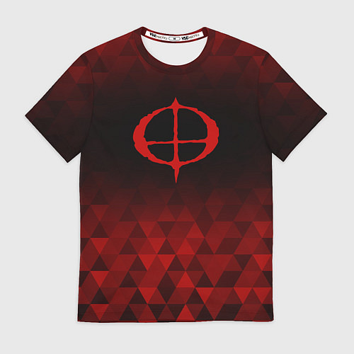 Мужская футболка Ozzy Osbourne red poly / 3D-принт – фото 1