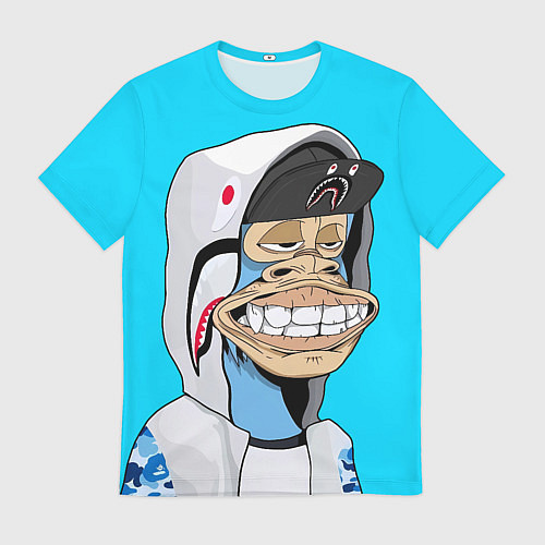 Мужская футболка NFT ape in the hood / 3D-принт – фото 1