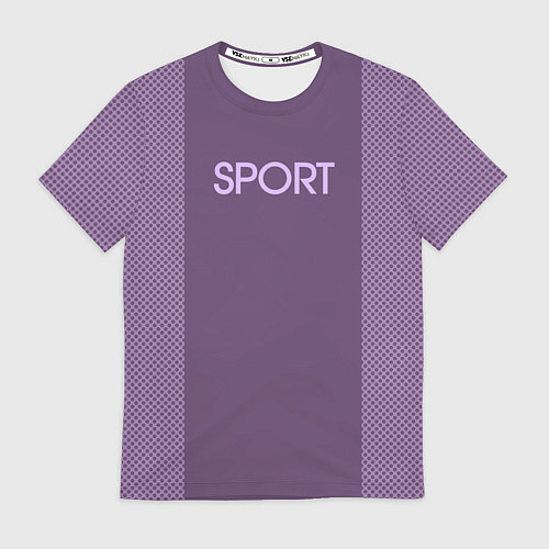 Мужская футболка Sport фиолетовый / 3D-принт – фото 1