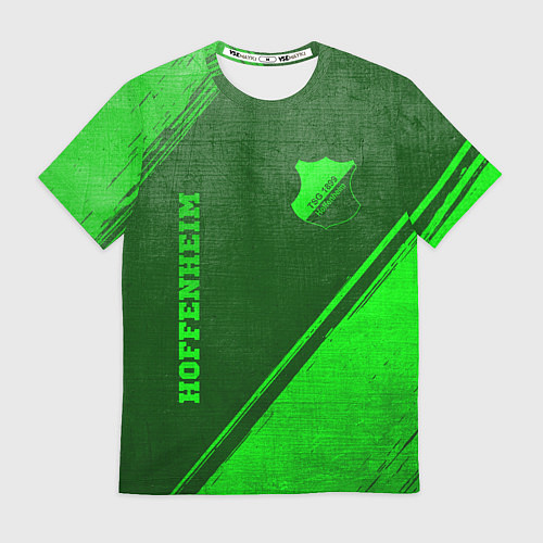 Мужская футболка Hoffenheim - green gradient вертикально / 3D-принт – фото 1