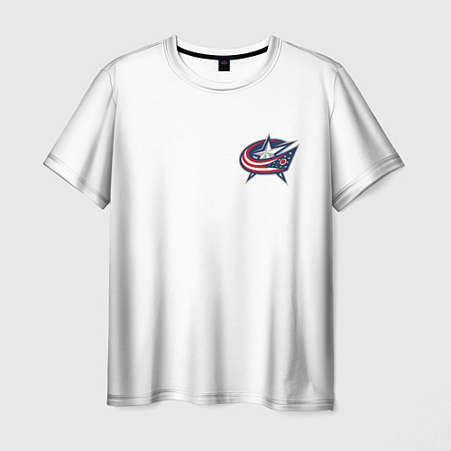 Мужская футболка Columbus blue jackets - Sergey Bobrovsky / 3D-принт – фото 1