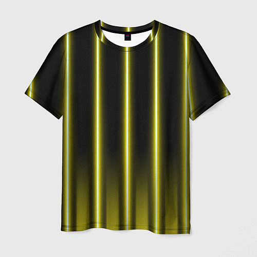Мужская футболка Neon yellow / 3D-принт – фото 1