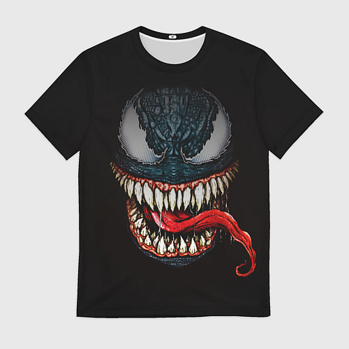 Мужская футболка Веном зубастый / 3D-принт – фото 1