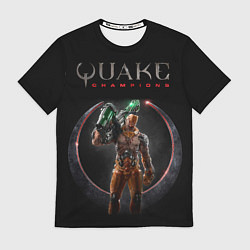 Футболка мужская Quake champions - Visor, цвет: 3D-принт