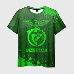 Футболка мужская Benfica - green gradient, цвет: 3D-принт