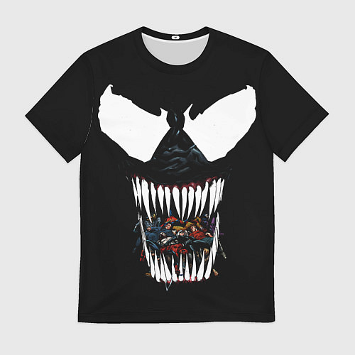 Мужская футболка Веном жрет / 3D-принт – фото 1