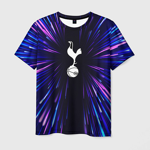 Мужская футболка Tottenham neon energy / 3D-принт – фото 1