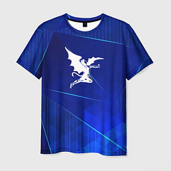 Футболка мужская Black Sabbath blue poly, цвет: 3D-принт