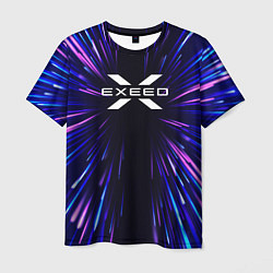 Футболка мужская Exeed neon energy, цвет: 3D-принт