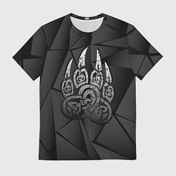 Футболка мужская Велес лапа медведя, цвет: 3D-принт
