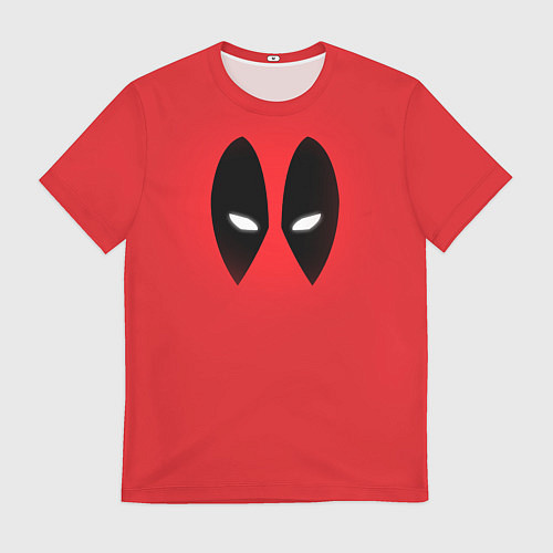 Мужская футболка Дэдпул глаза / 3D-принт – фото 1