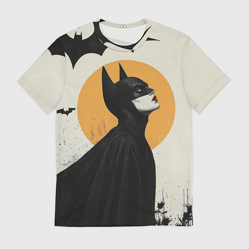 Мужская футболка Девушка Бэтмен / 3D-принт – фото 1