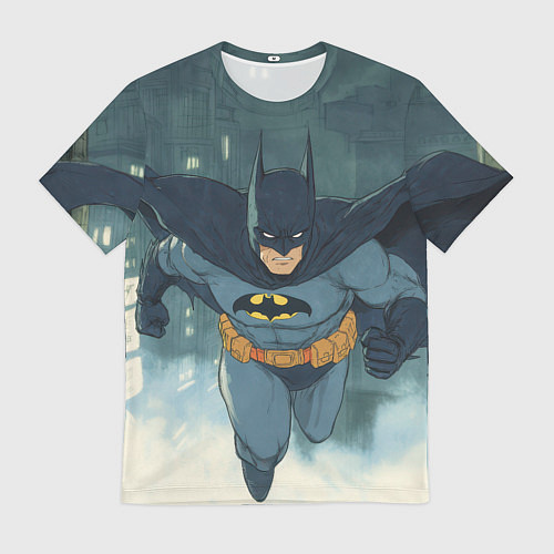 Мужская футболка Бэтмен старый стиль / 3D-принт – фото 1