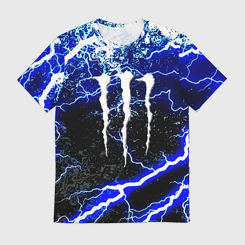 Мужская футболка Monster storm energy / 3D-принт – фото 1