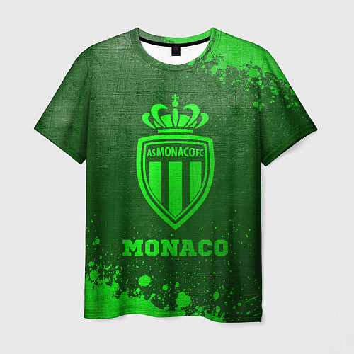 Мужская футболка Monaco - green gradient / 3D-принт – фото 1