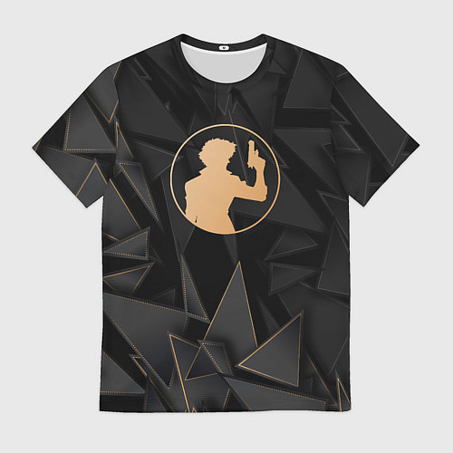 Мужская футболка Cowboy Bebop golden poly / 3D-принт – фото 1