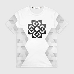Футболка мужская Breaking Benjamin white poly, цвет: 3D-принт