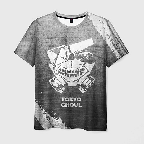 Мужская футболка Tokyo Ghoul - grey gradient / 3D-принт – фото 1