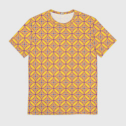 Мужская футболка Красочный орнамент в восточном стиле