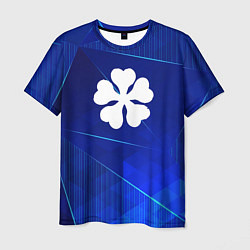 Футболка мужская Black Clover blue poly, цвет: 3D-принт