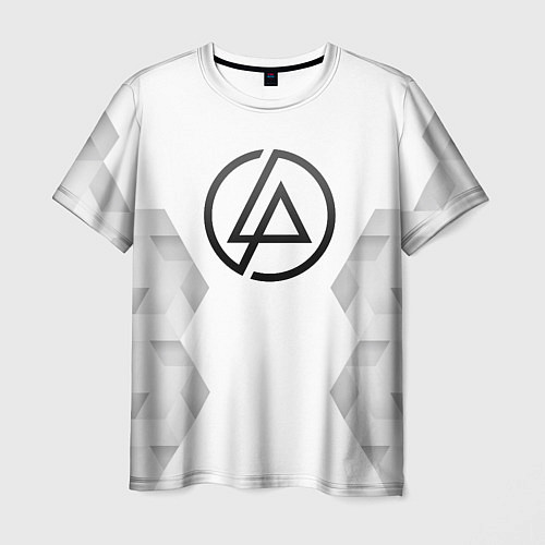 Мужская футболка Linkin Park white poly / 3D-принт – фото 1