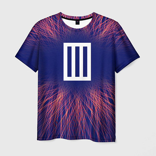 Мужская футболка Paramore red energy / 3D-принт – фото 1