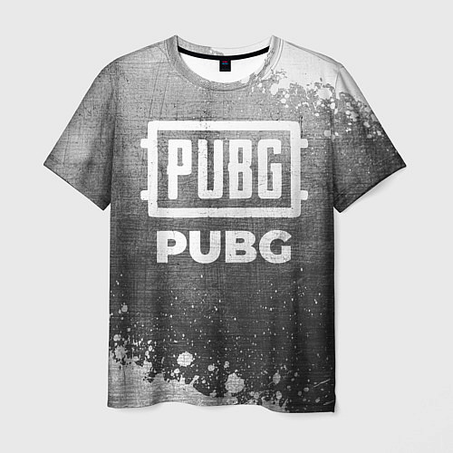 Мужская футболка PUBG - grey gradient / 3D-принт – фото 1