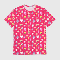 Футболка мужская Skzoo pattern pink, цвет: 3D-принт